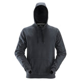 Snickers Hoodie donkergrijs voorkant 2800