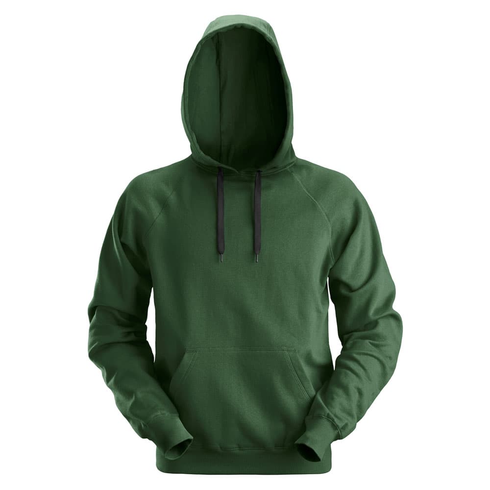 Snickers Hoodie groen voorkant 2800