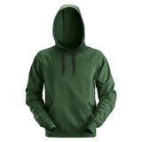 Snickers Hoodie groen voorkant 2800