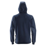 Snickers Hoodie marineblauw achterkant 2800