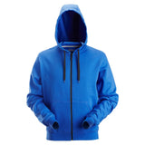 Snickers Classic Zip Hoodie blauw voorkant 2801