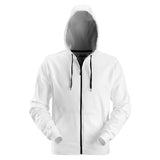 Snickers Classic Zip Hoodie wit voorkant 2801
