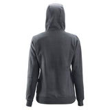 Snickers Dames Zip Hoodie donkergrijs achterkant 2806