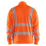 Blaklader high vis sweatshirt met rits high vis oranje achterkant 356325383300