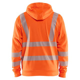 Blaklader high vis hoodie met rits high vis oranje achterkant 356525383300