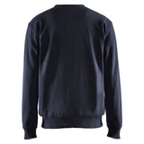 Blaklader sweatshirt bi-colour donker marineblauw zwart achterkant  35801158
