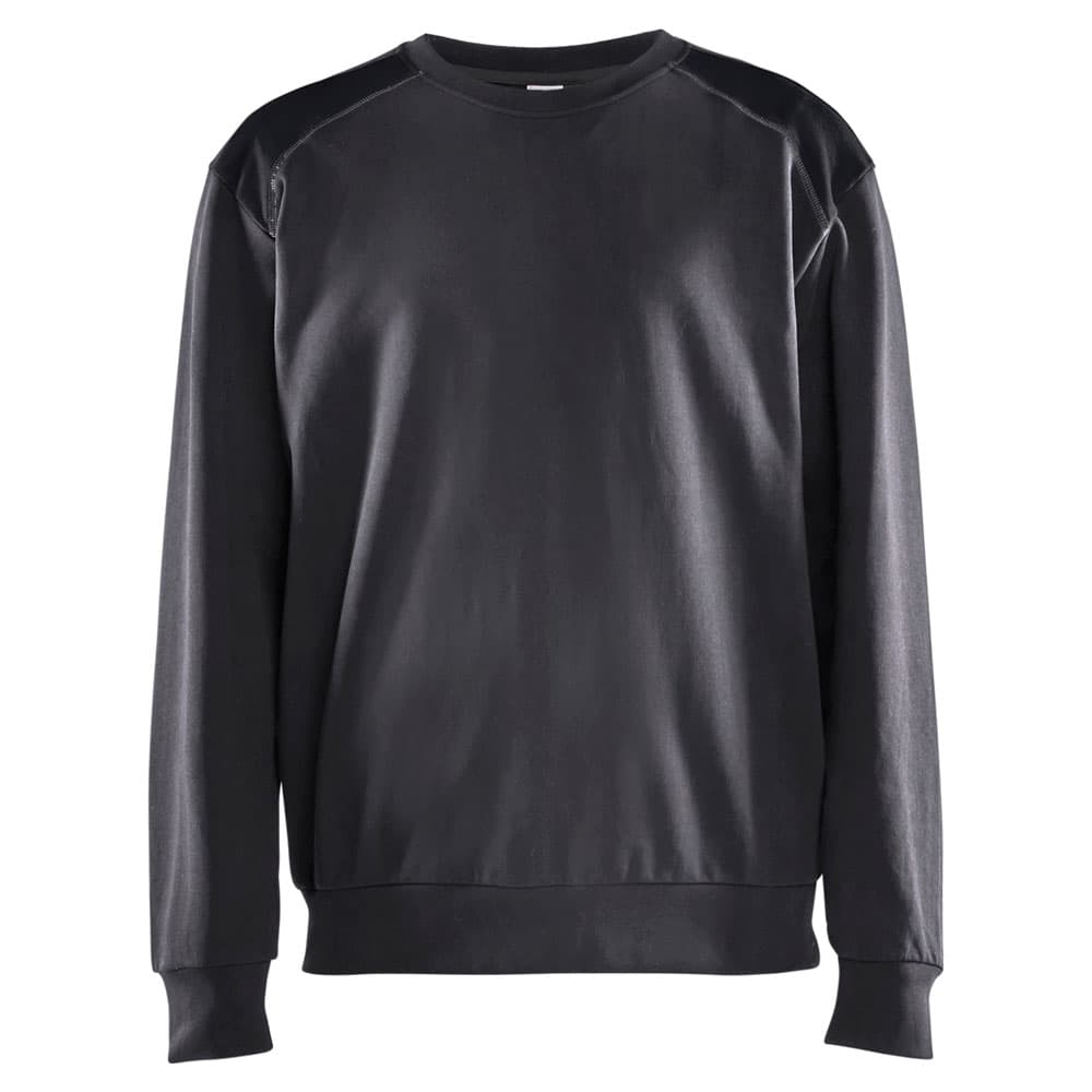 Blaklader sweatshirt bi-colour medium grijs zwart voorkant  35801158
