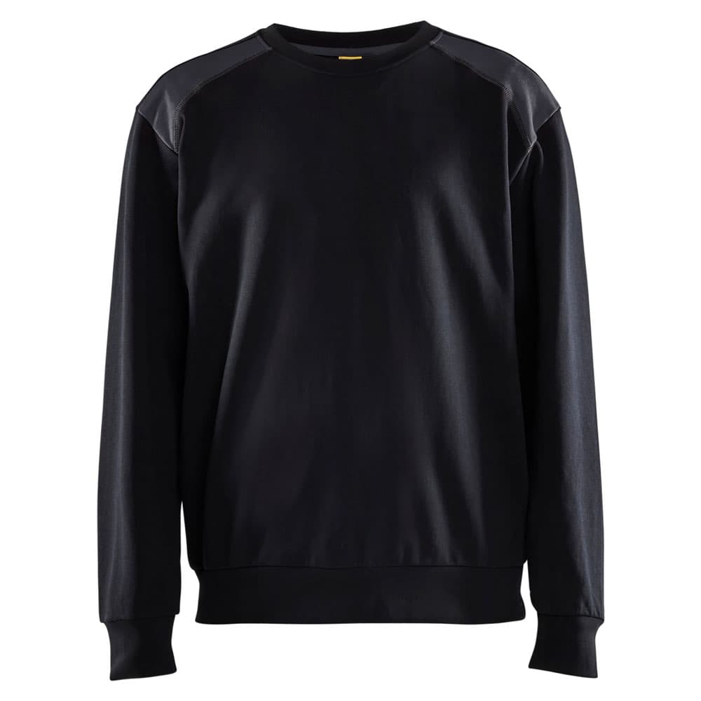 Blaklader sweatshirt bi-colour zwart medium grijs voorkant 35801158
