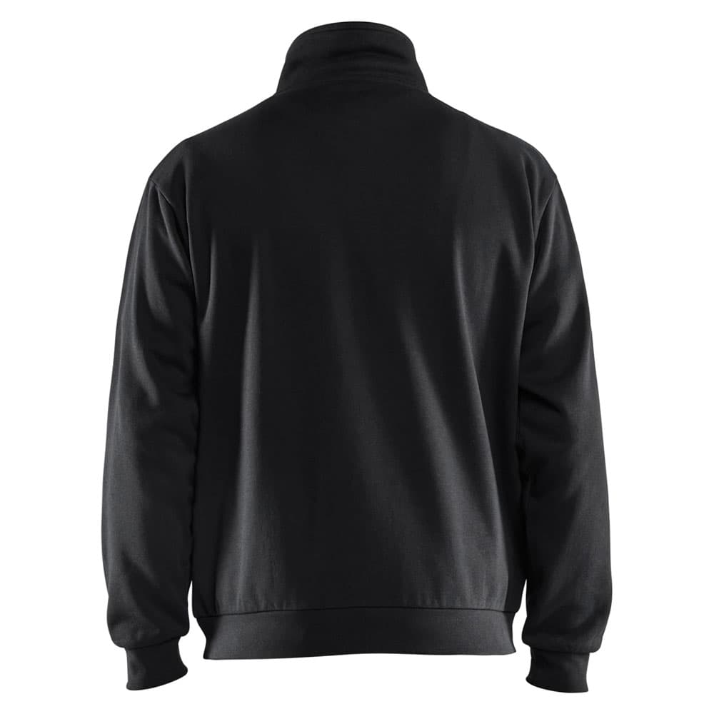 Blaklader sweatshirt met halve rits zwart achterkant 35871169