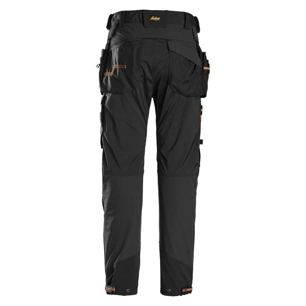 Snickers AllroundWork, GORE® Windstopper® Broek zwart achterkant 6515