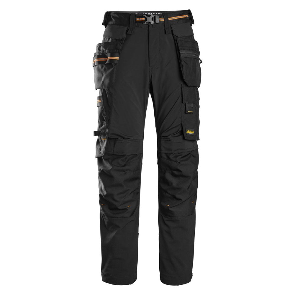 Snickers AllroundWork, GORE® Windstopper® Broek zwart voorkant 6515