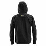 Snickers Fleece Hoodie zwart achterkant 8041