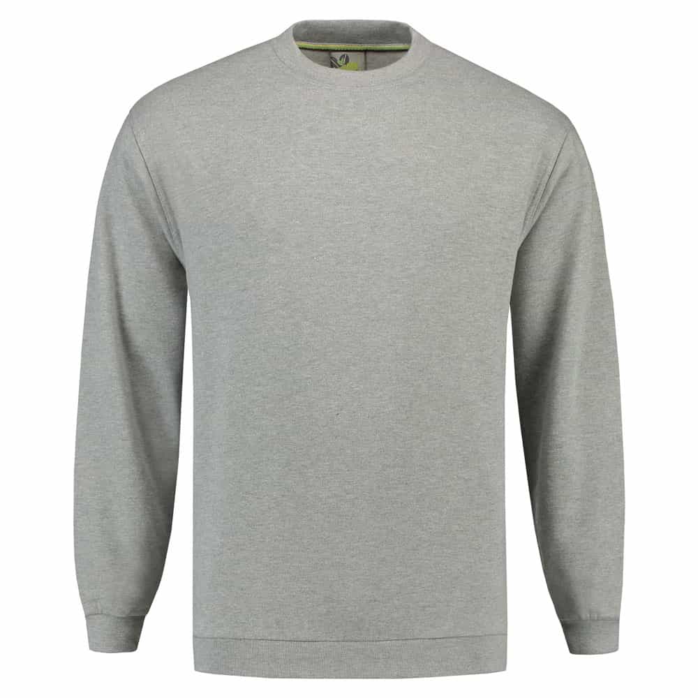 Lemon & Soda Sweater grijs melange voorkant LEM3200