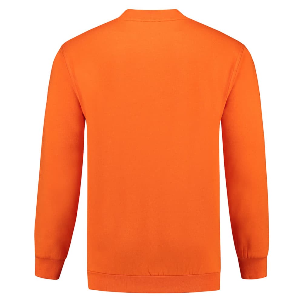 Lemon & Soda Sweater oranje achterkant LEM3200
