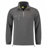 Lemon & Soda Polar Fleece Sweater grijs voorkant LEM3300