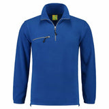 Lemon & Soda Polar Fleece Sweater koningsblauw voorkant LEM3300