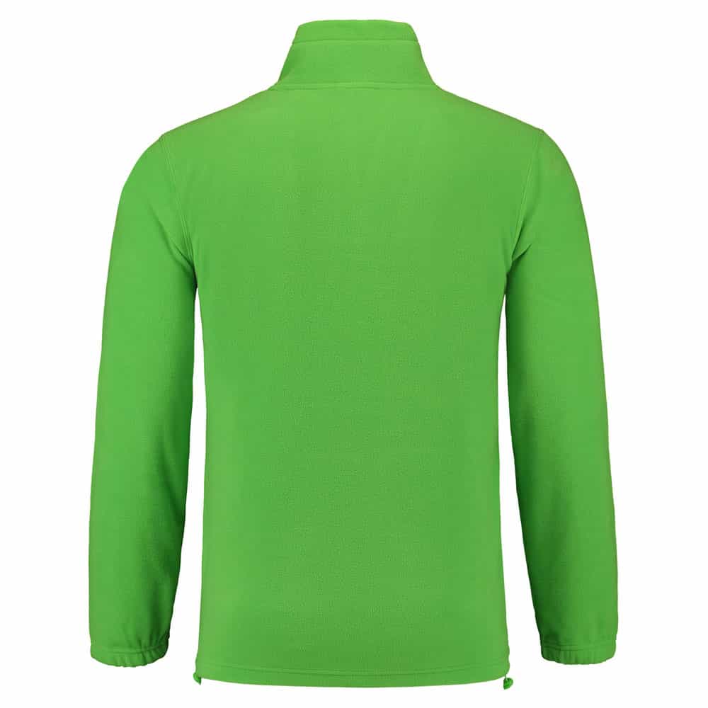 Lemon & Soda Polar Fleece Sweater limoen achterkant LEM3300