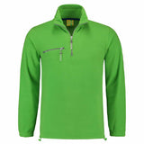 Lemon & Soda Polar Fleece Sweater limoen voorkant LEM3300