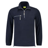 Lemon & Soda Polar Fleece Sweater marineblauw voorkant  LEM3300
