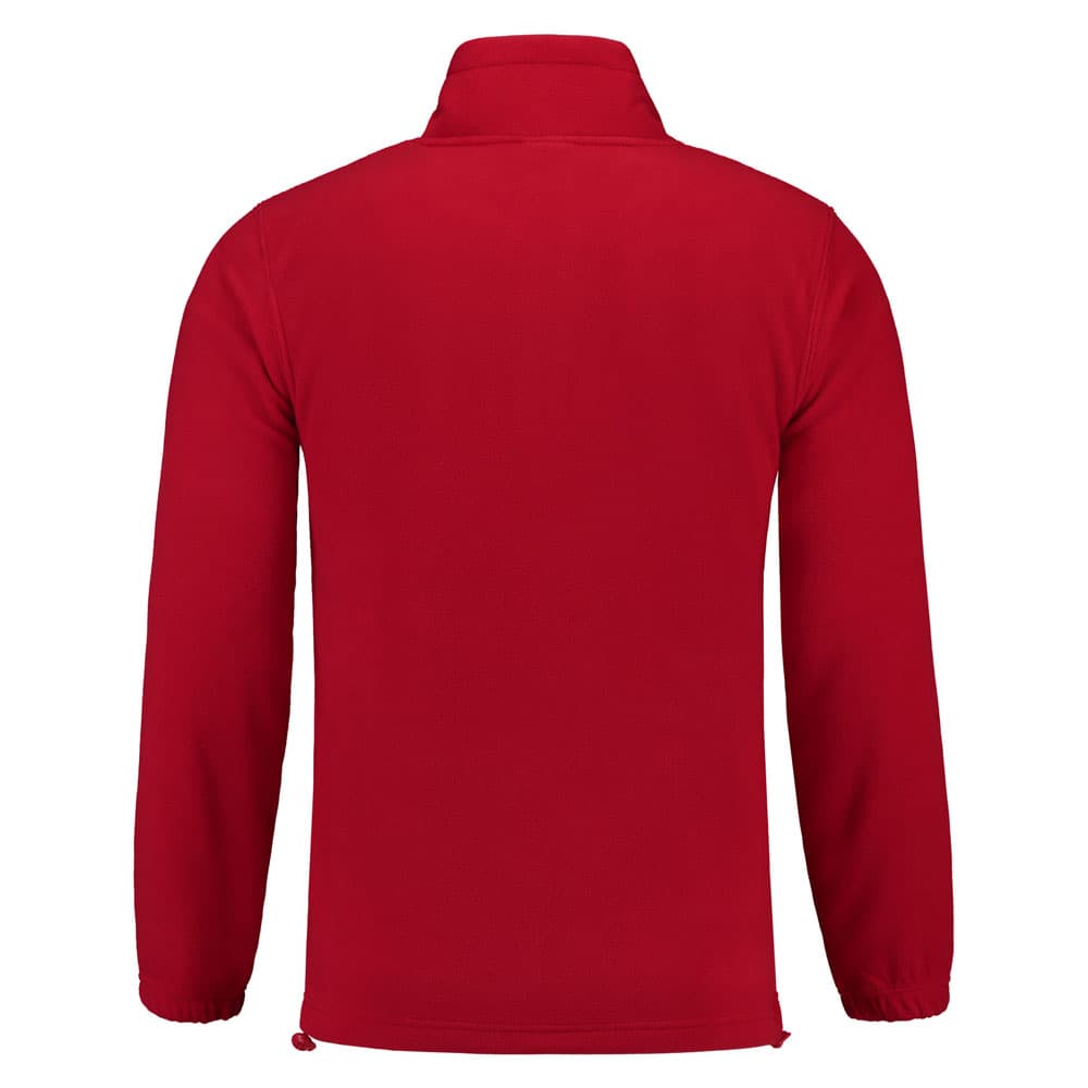 Lemon & Soda Polar Fleece Sweater rood achterkant LEM3300