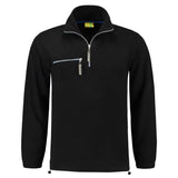 Lemon & Soda Polar Fleece Sweater zwart voorkant LEM3300