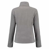 Lemon & Soda Polar Fleece Cardigan for her grijs achterkant LEM3350