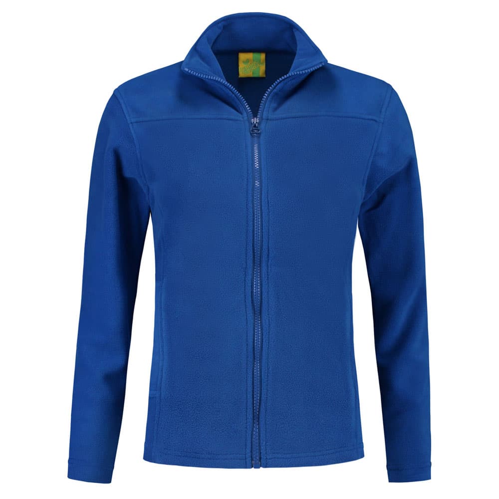 Lemon & Soda Polar Fleece Cardigan for her koningsblauw voorkant LEM3350