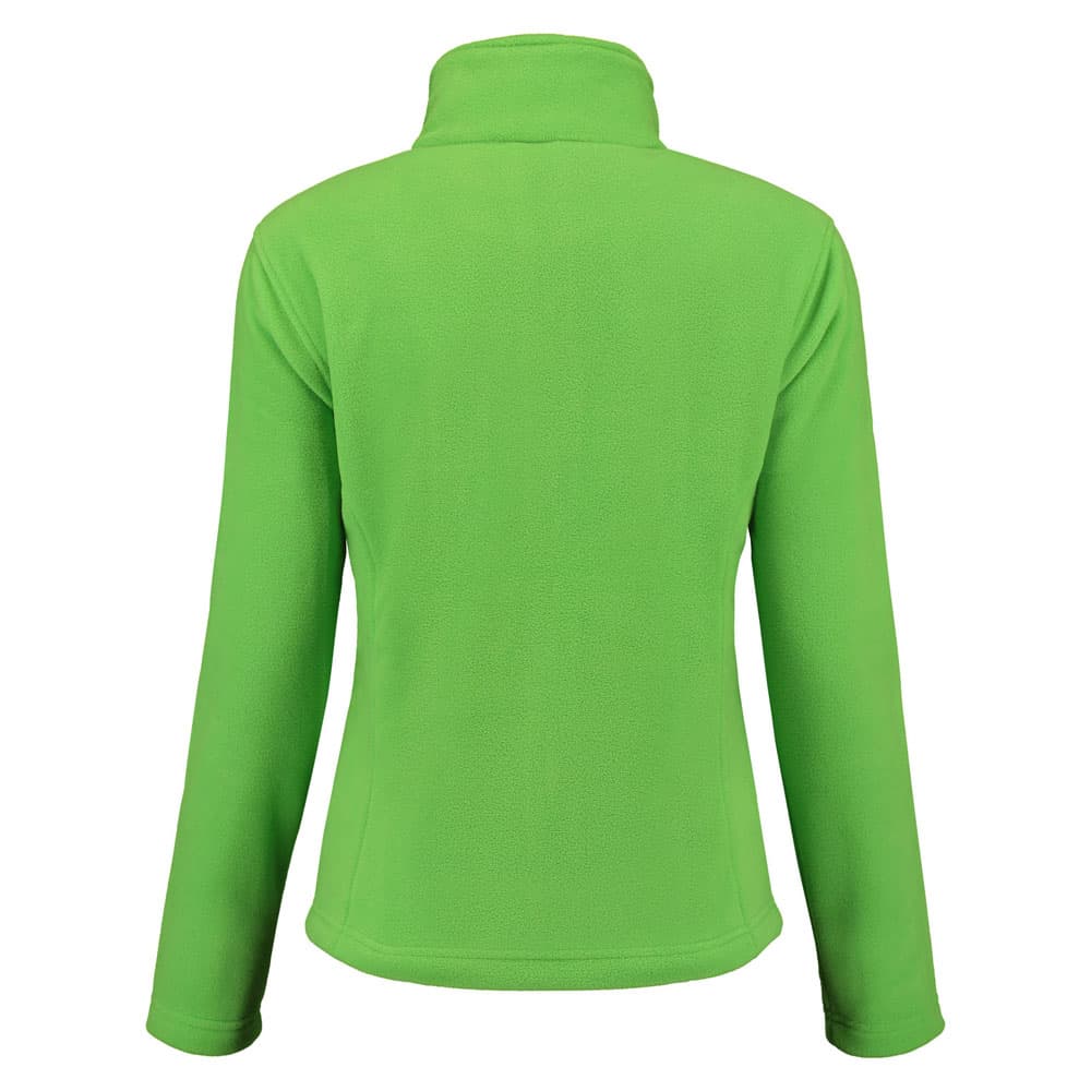 Lemon & Soda Polar Fleece Cardigan for her limoen achterkant LEM3350