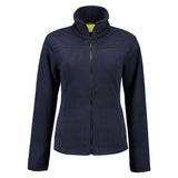 Lemon & Soda Polar Fleece Cardigan for her marineblauw voorkant LEM3350