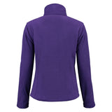 Lemon & Soda Polar Fleece Cardigan for her paars achterkant LEM3350