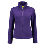 Lemon & Soda Polar Fleece Cardigan for her paars voorkant LEM3350