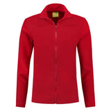 Lemon & Soda Polar Fleece Cardigan for her rood voorkant LEM3350