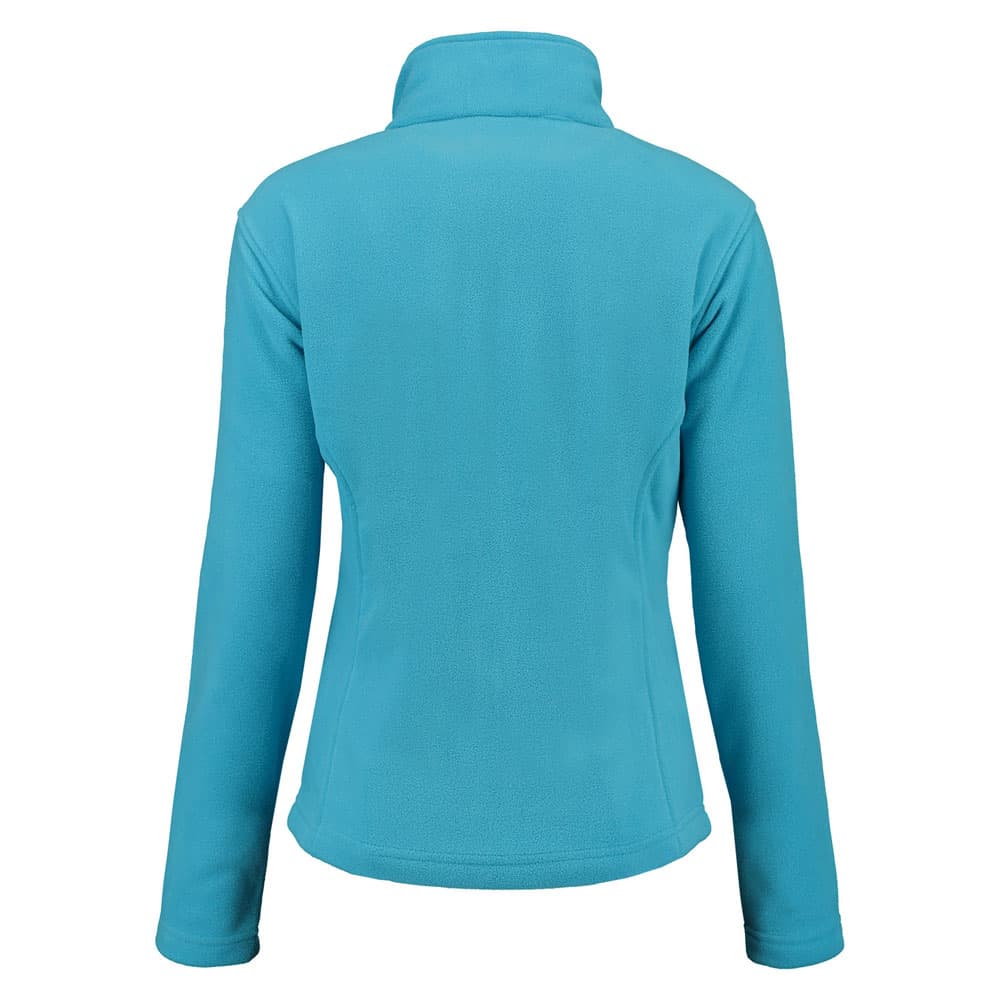 Lemon & Soda Polar Fleece Cardigan for her turquoise achterkant LEM3350