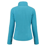 Lemon & Soda Polar Fleece Cardigan for her turquoise achterkant LEM3350