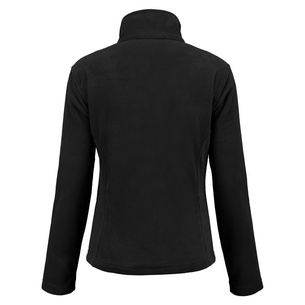 Lemon & Soda Polar Fleece Cardigan for her zwart achterkant LEM3350