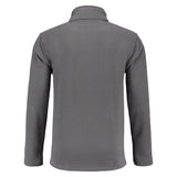 Lemon & Soda Polar Fleece Cardigan for him grijs achterkant LEM3355