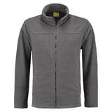 Lemon & Soda Polar Fleece Cardigan for him grijs voorkant LEM3355