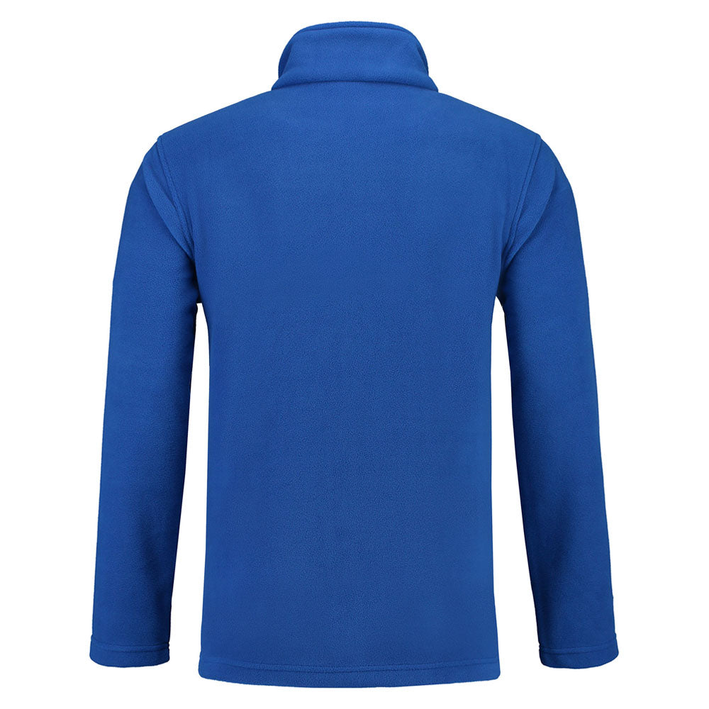 Lemon & Soda Polar Fleece Cardigan for him koningsblauw achterkant LEM3355