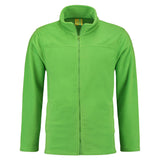 Lemon & Soda Polar Fleece Cardigan for him limoen voorkant LEM3355