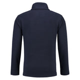 Lemon & Soda Polar Fleece Cardigan for him marineblauw achterkant LEM3355