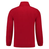 Lemon & Soda Polar Fleece Cardigan for him rood achterkant LEM3355
