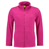 Lemon & Soda Polar Fleece Cardigan for him roze voorkant LEM3355