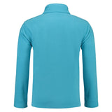 Lemon & Soda Polar Fleece Cardigan for him turquoise achterkant LEM3355