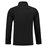 Lemon & Soda Polar Fleece Cardigan for him zwart achterkant LEM3355