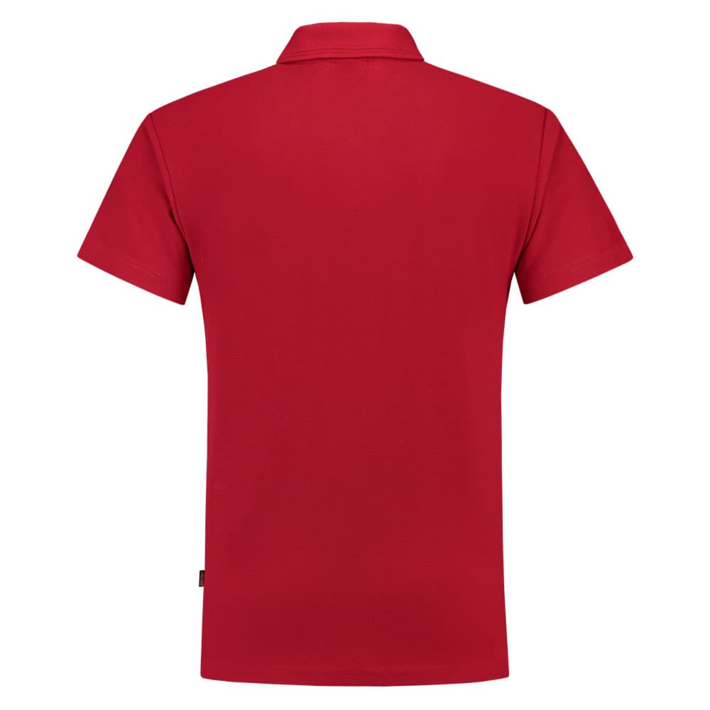 Tricorp Poloshirt 180 Gram Basis kleuren rood achterkant 201003/PP180