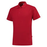Tricorp Poloshirt 180 Gram Basis kleuren rood voorkant 201003/PP180