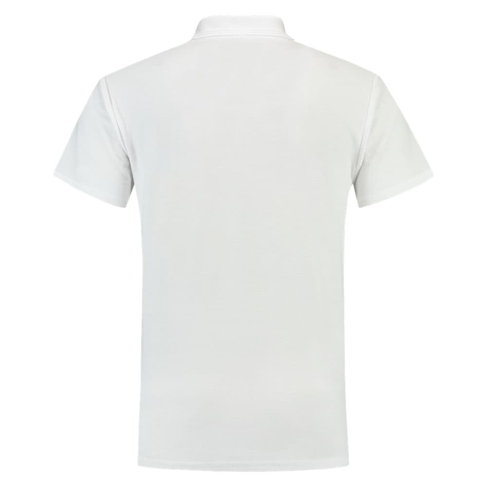 Tricorp Poloshirt 180 Gram Basis kleuren wit achterkant 201003/PP180