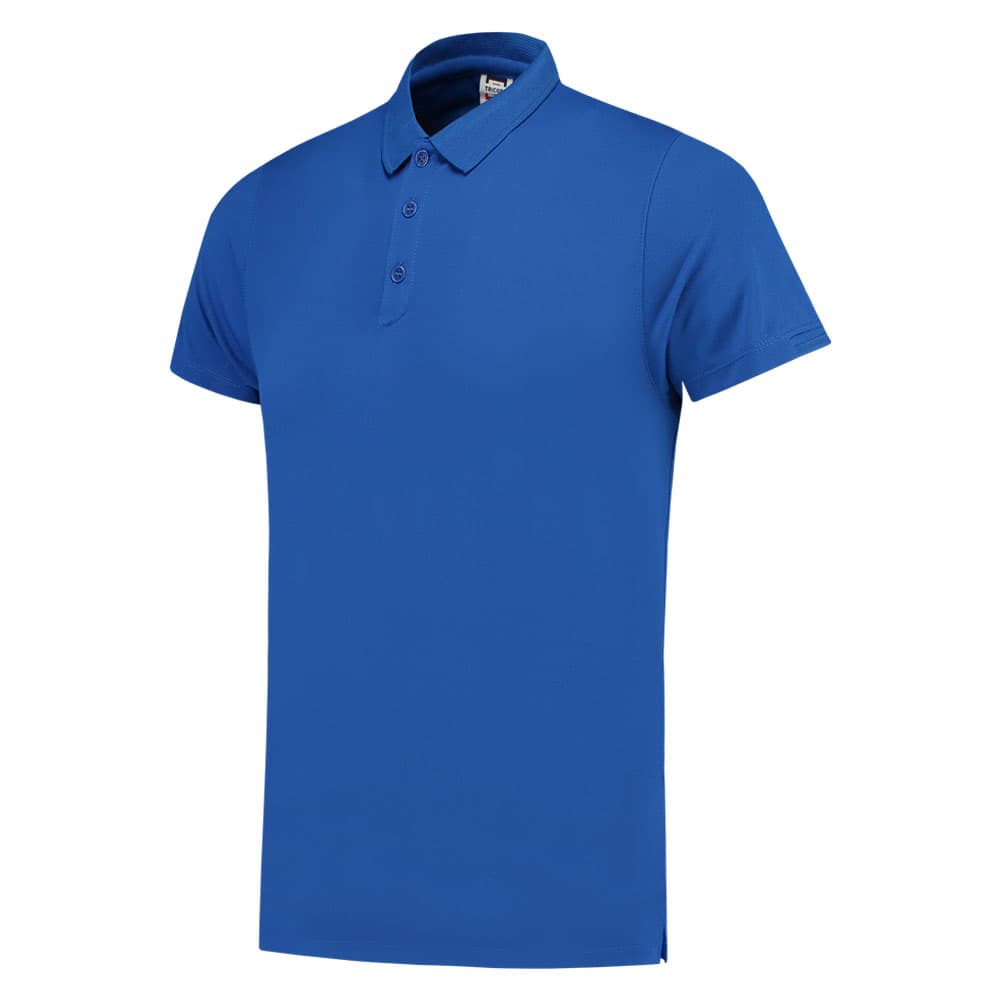Tricorp Poloshirt Cooldry Fitted koningsblauw voorkant 201013