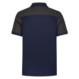 Tricorp Poloshirt Bicolor Naden inktblauw donkergrijs achterkant 202006