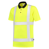 Tricorp Poloshirt RWS Birdseye fluor geel voorkant 203006